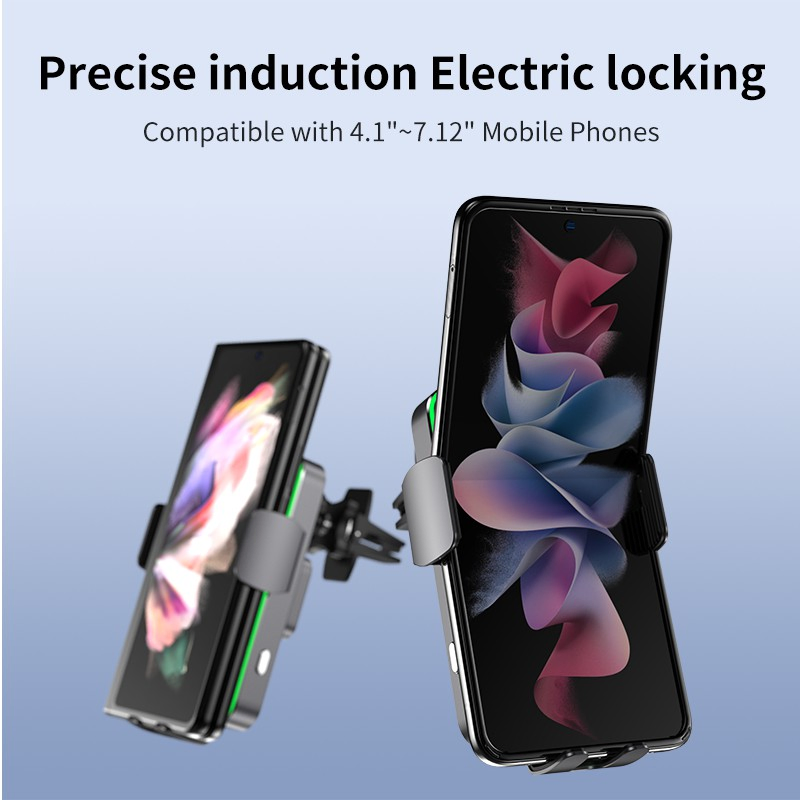 Автомобильный держатель с беспроводной зарядкой X9 15W