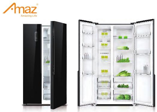 Amaz 2023 Manufacture Frost Free Double Door Refrigerators