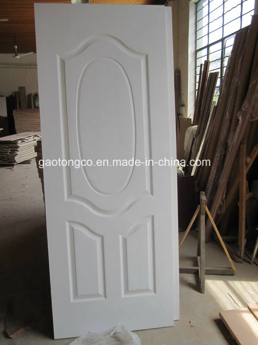 3mm 4mm 6panel White Primer HDF MDF Molded Door Skin Panel Wooden Door