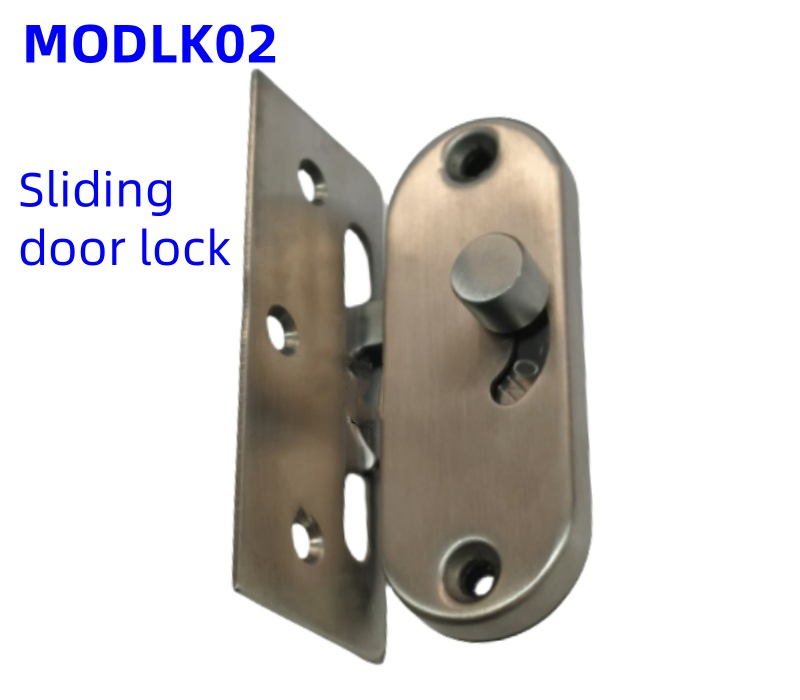 Sliding Folding Cupboard Door Hook Lock Hidden Concealed Door Steel Lock Set with Key Wooden for Aluminium Glass Bathroom Cabinet Door