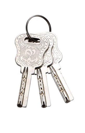 Security Mortise Rim Lock Cylinder with Keys (1A29FSB)