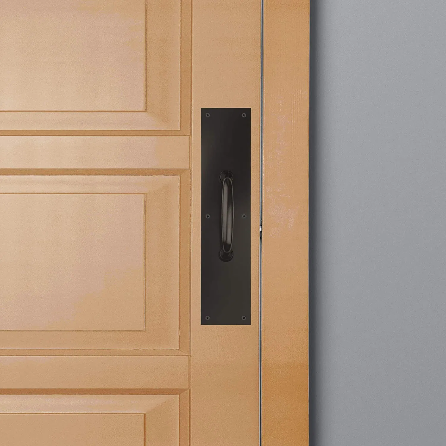 Commercial Door Satin Aluminum Pull Plate for Door Handles on Front Back Doors
