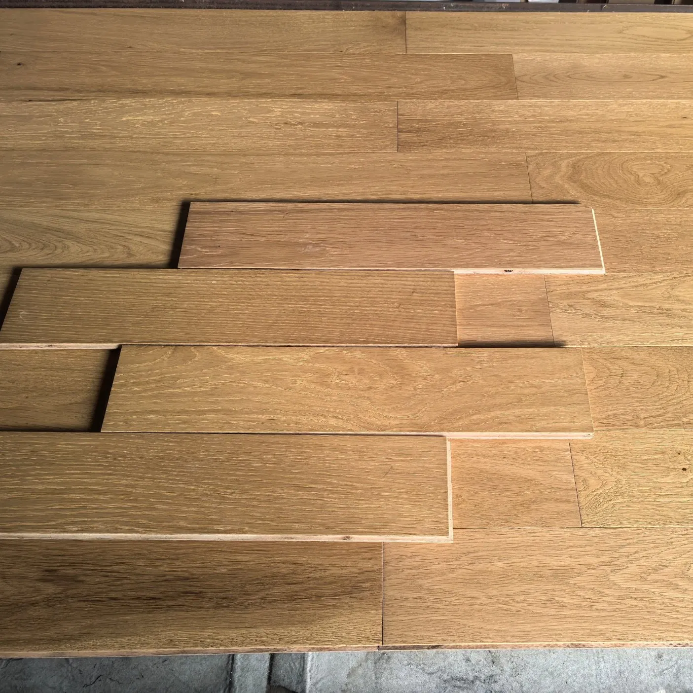Wide Plank White Oak Flooring Multilayer Solid Hardwood Natural 15mm European Oak Engineered Flooring