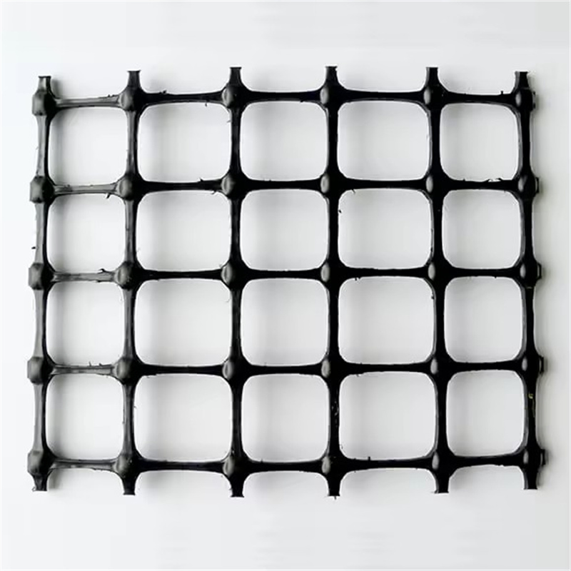 High Tensile Strength Polypropylene Geomalla Biaxial Geogrid for Road Construction