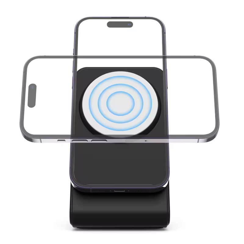 Magnetic Stand Fast Charging 15W Induction Type-C Wireless Charger