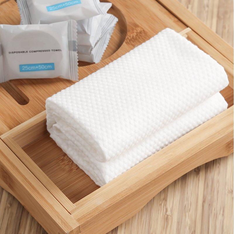 Customized Hotel Beauty Salon Cheap Price Cotton Soft Disposable Extractive Face Towel