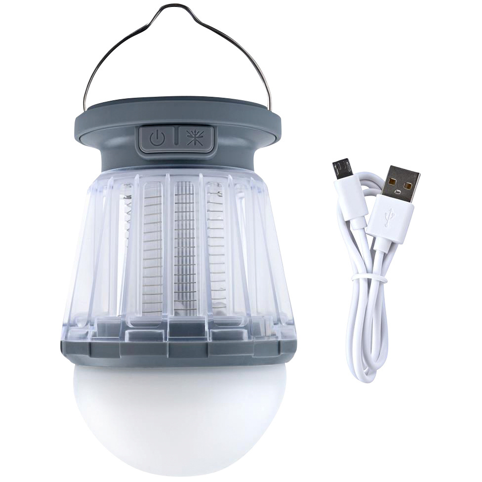 LED Solar Camping Light with Anti-Mosquito UV Trap, Portable and Waterproof - Ideal for Camping, Hiking, and Outdoor Activities