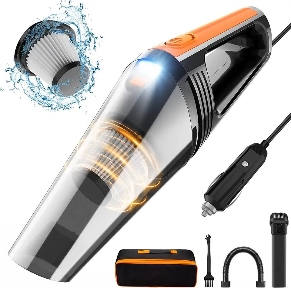 120W Portable Strong Car Mini DC12V Car Vacuum Cleaner (CE RoHS FCC KC PSE)