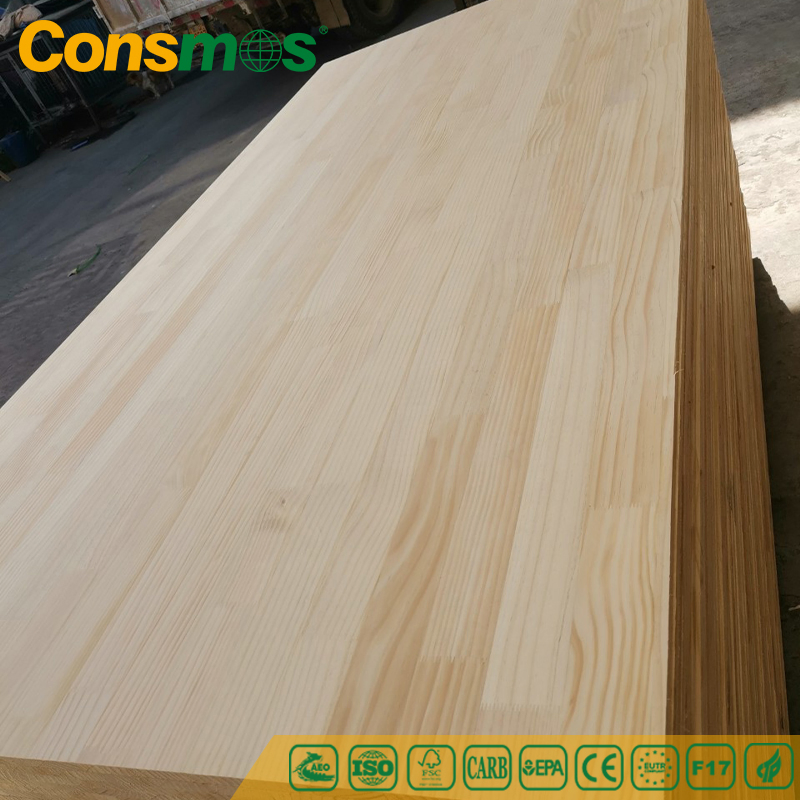High Quality Radiata Pine Solid Wood Laminated Finger Jointed Lumber Board for Furniture