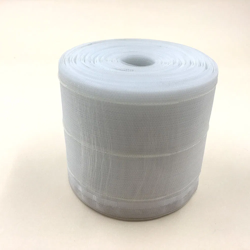 Hot Selling White Polyester Nylon Curtain Tape Transparent Curtain Pleat Tape