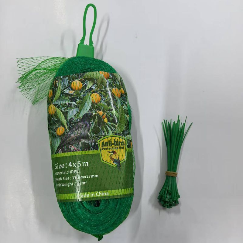Прочная защитная сетка от птиц для сада и огорода