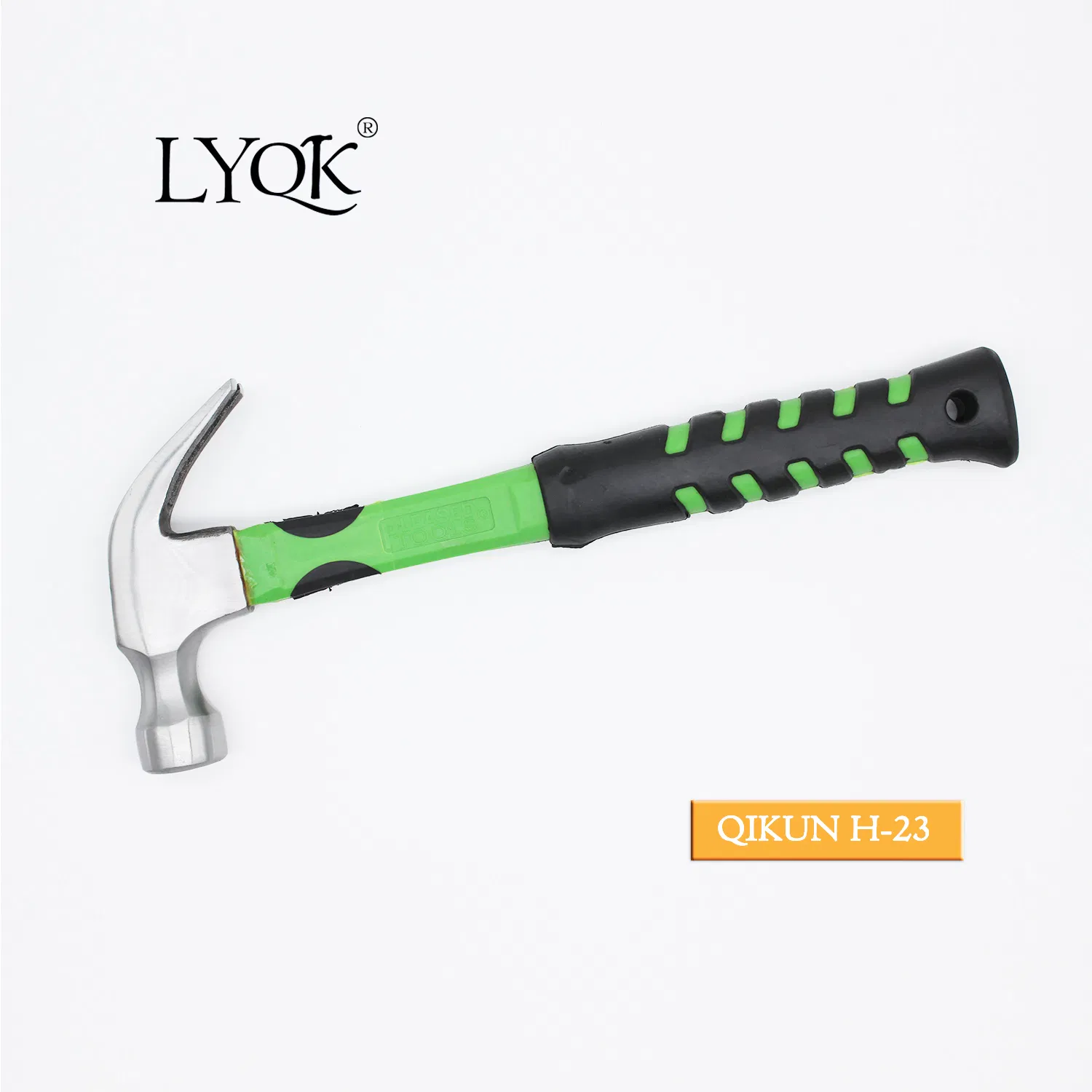 H-23 Construction Hardware Hand Tools Plastic Coated Handle Claw Hammer