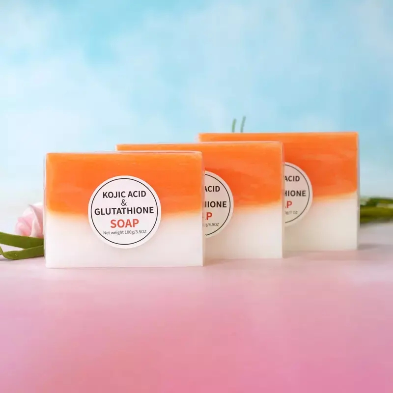 Wholesale 100% Natural Kojic Acid Hand Made Skin Whitening Acne Soap