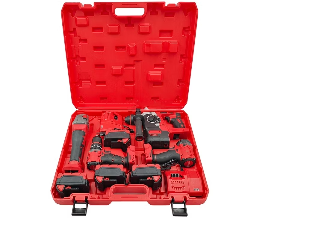 Cisivis Hot Selling 4-in-1 Cordless Drill Wrench Power Tool Set with 4 Batteries Power Tool Cordless Power Tool Wholesale