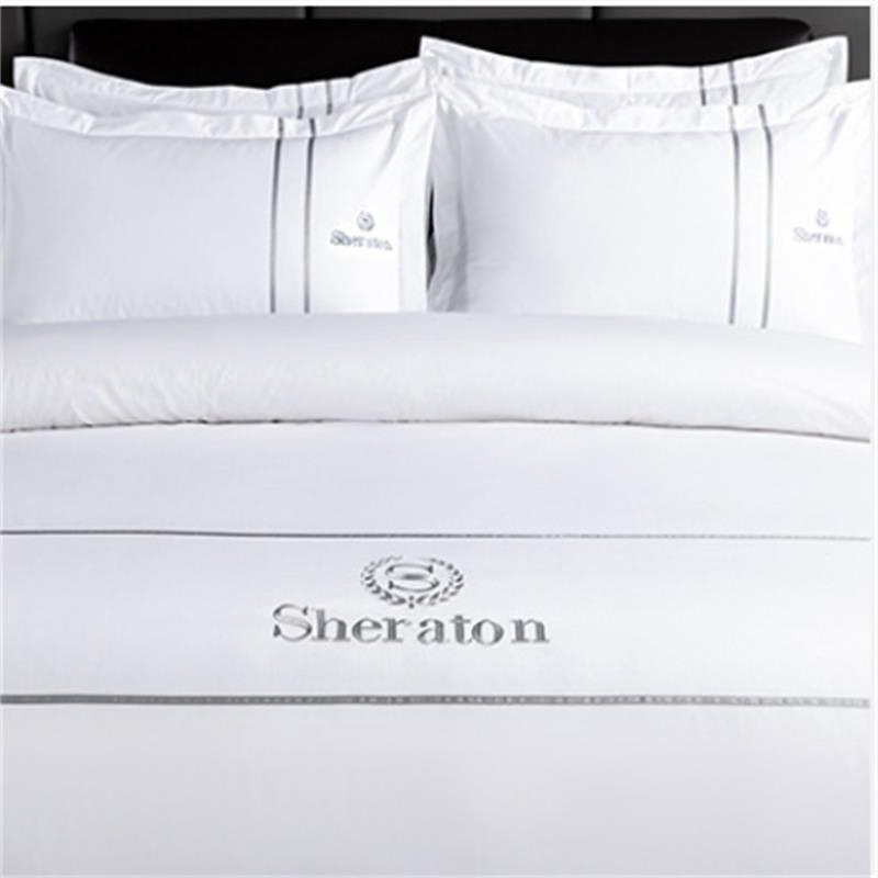 Hotel Quality Cotton Fabric Embroidered Pillow Sham