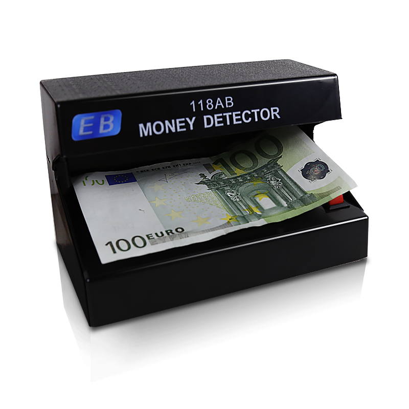 DC-118AB High Quality Uv Light Money Detector Portable Fake Banknote Cash Detecting