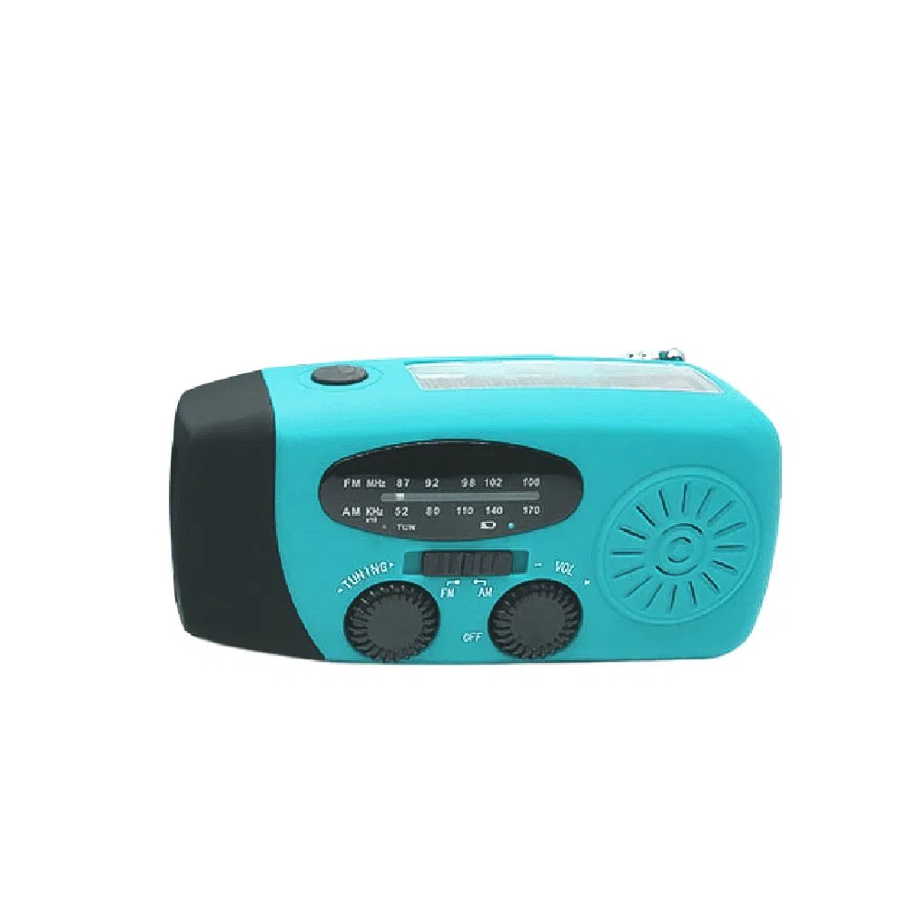 Mobile Phone Charger Handheld VHF Mini Portable FM Solar Radio