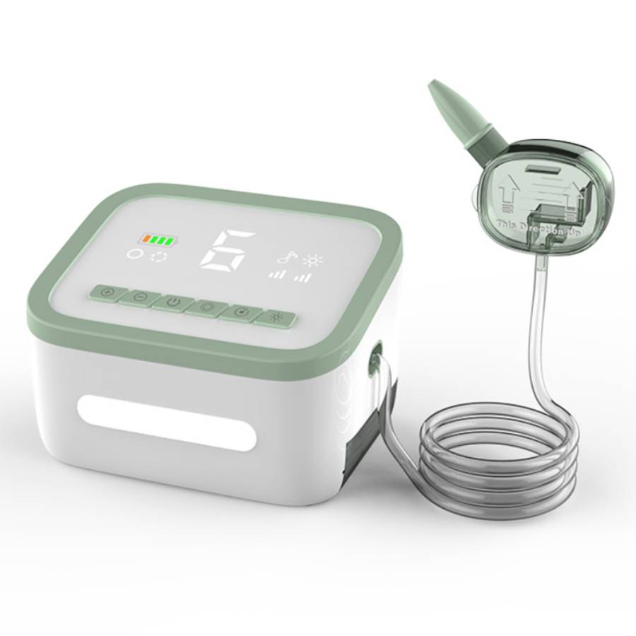 6 Adjustable Suction Level Quick Nose Cleaner Electric Split Nasal Aspirator