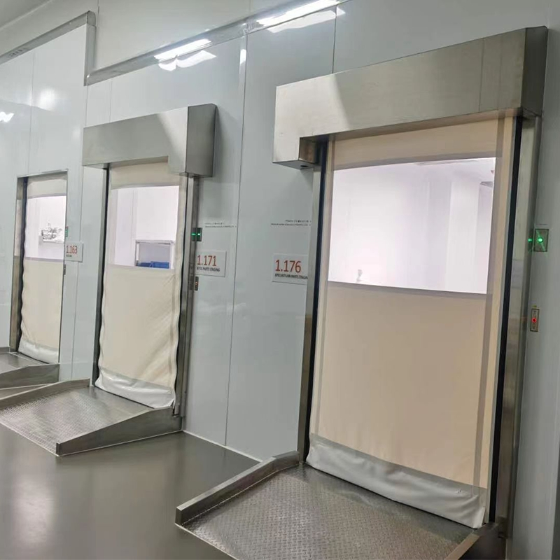 Clean Room PVC Rapid Inductive Rolling Door
