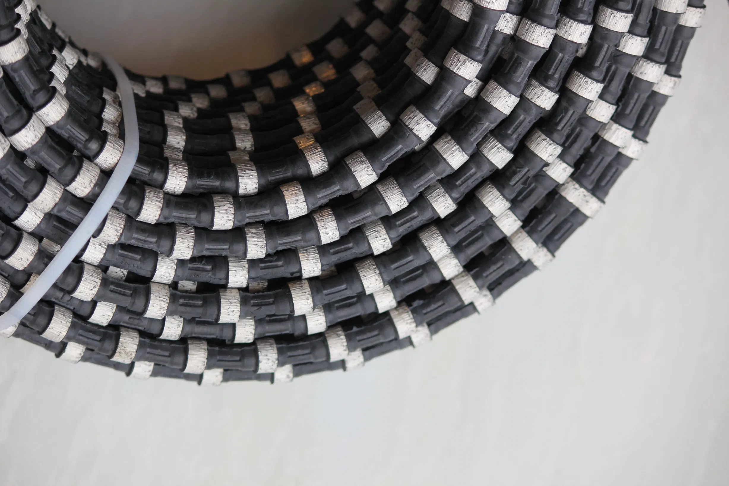 Stone/Marble Cutting Wire Saw Beads Diamond Wire for Marble Quarry/Block Cutting, Suqaring, Profiling