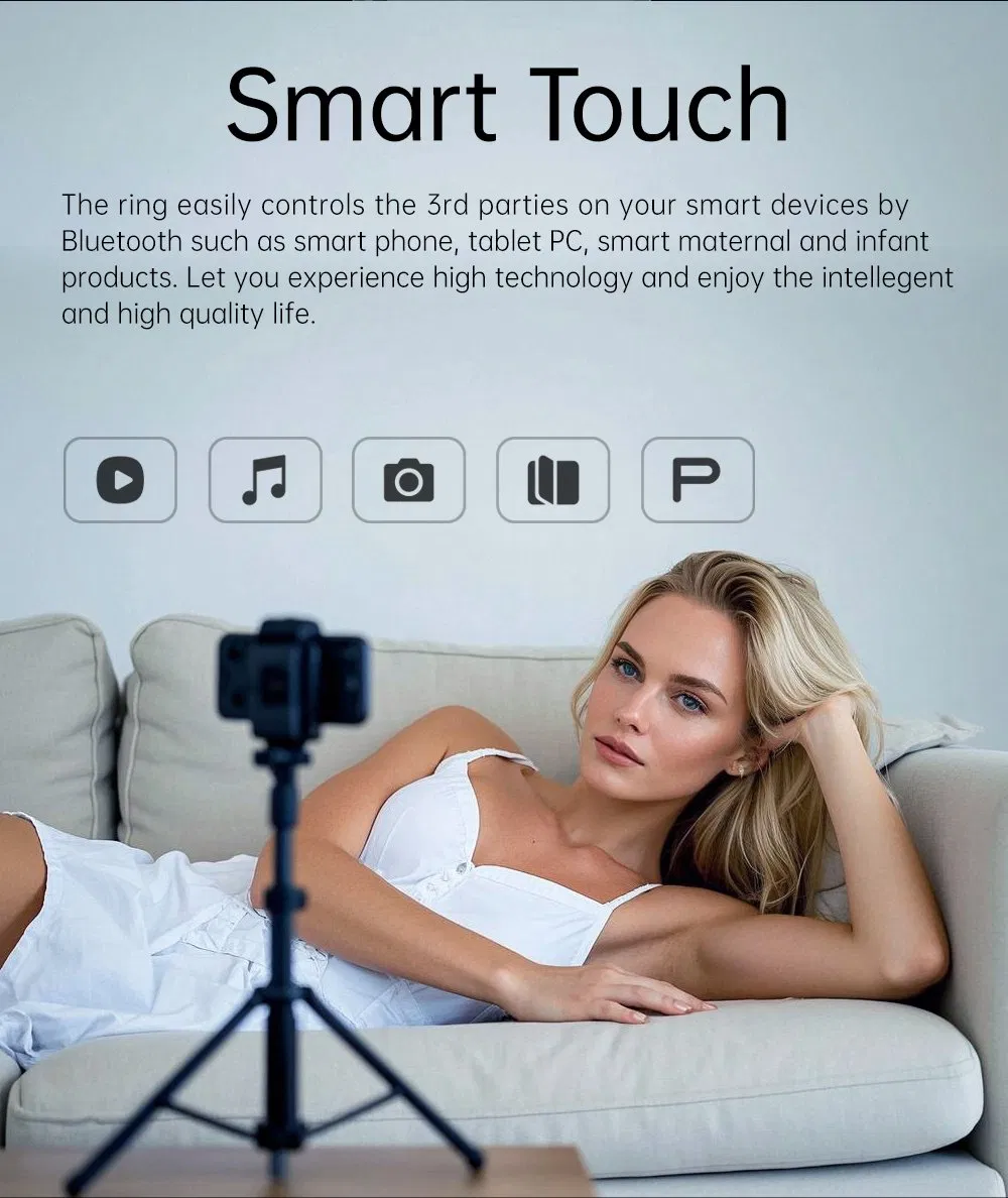 Умное кольцо TM21 с сенсорным управлением и мониторингом здоровья