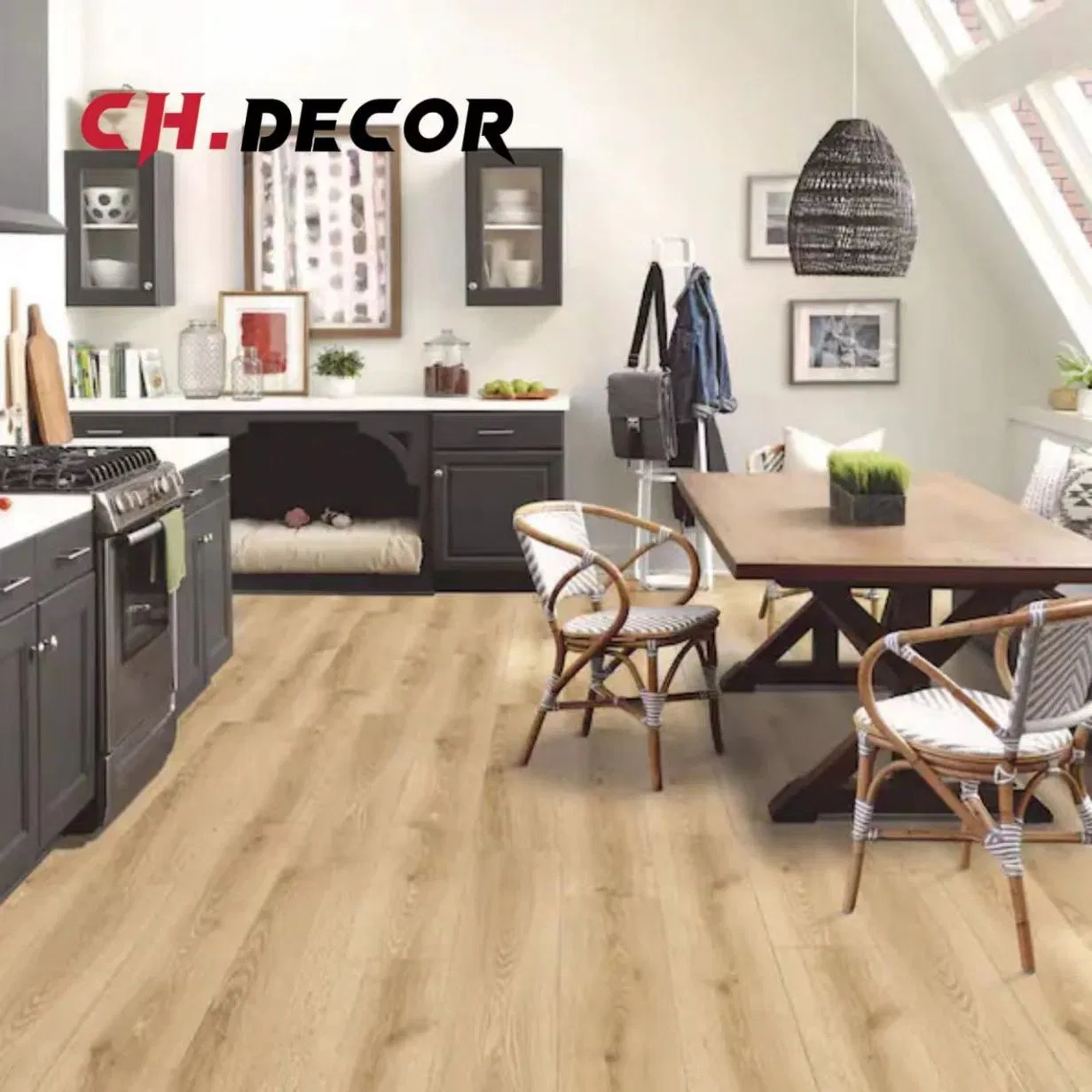 Огнестойкий влагозащищенный шумоизоляционный ламинат SPC