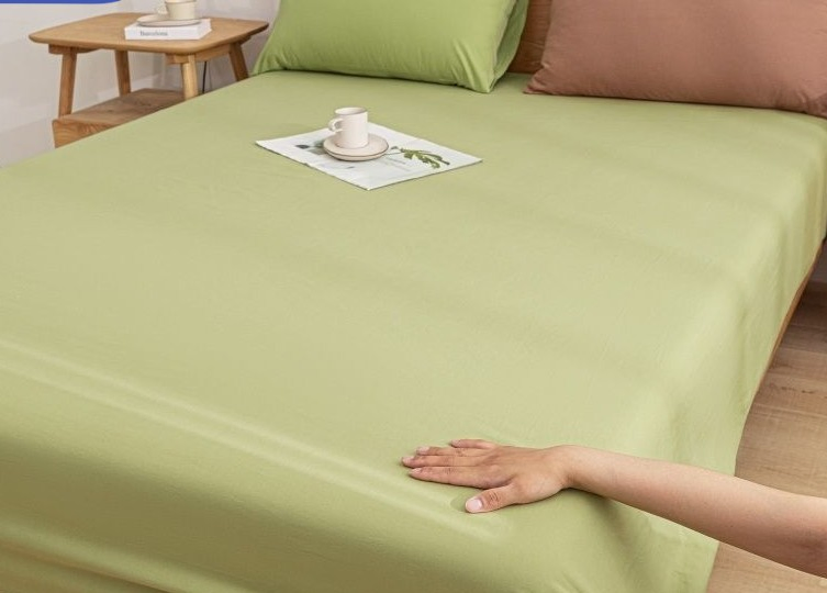 Wholesale Custom Soft Hotel Bed Cotton Home Fitted Sheet