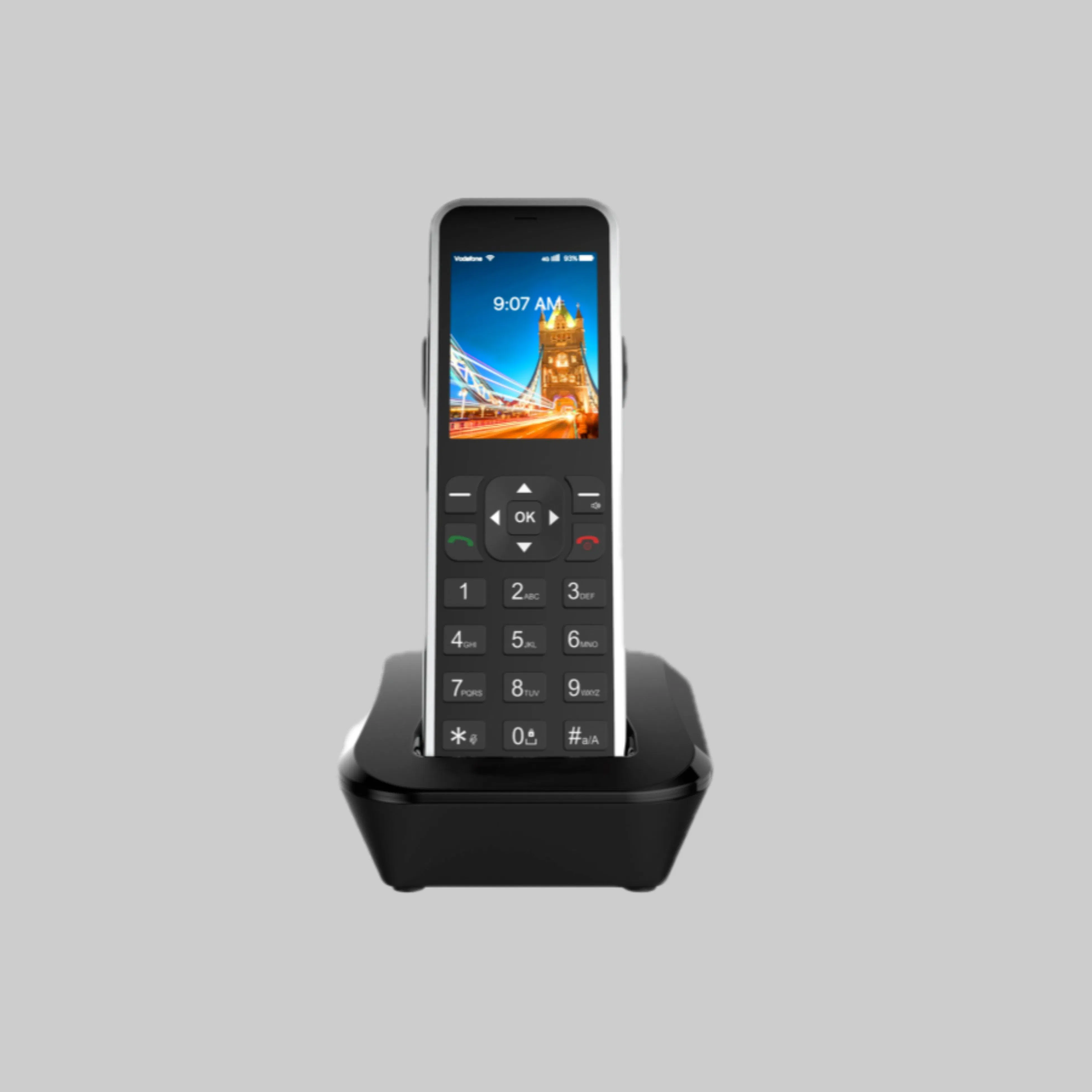 Wireless 4G GSM Senior Phone with SIM Card Included