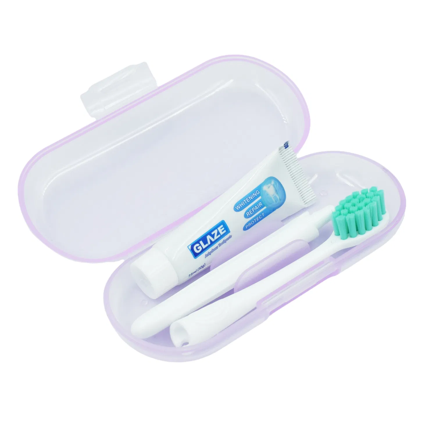 Dental Care Kit Set Hygiene Oral Care Set, Travel Toothbrush and Toothpaste