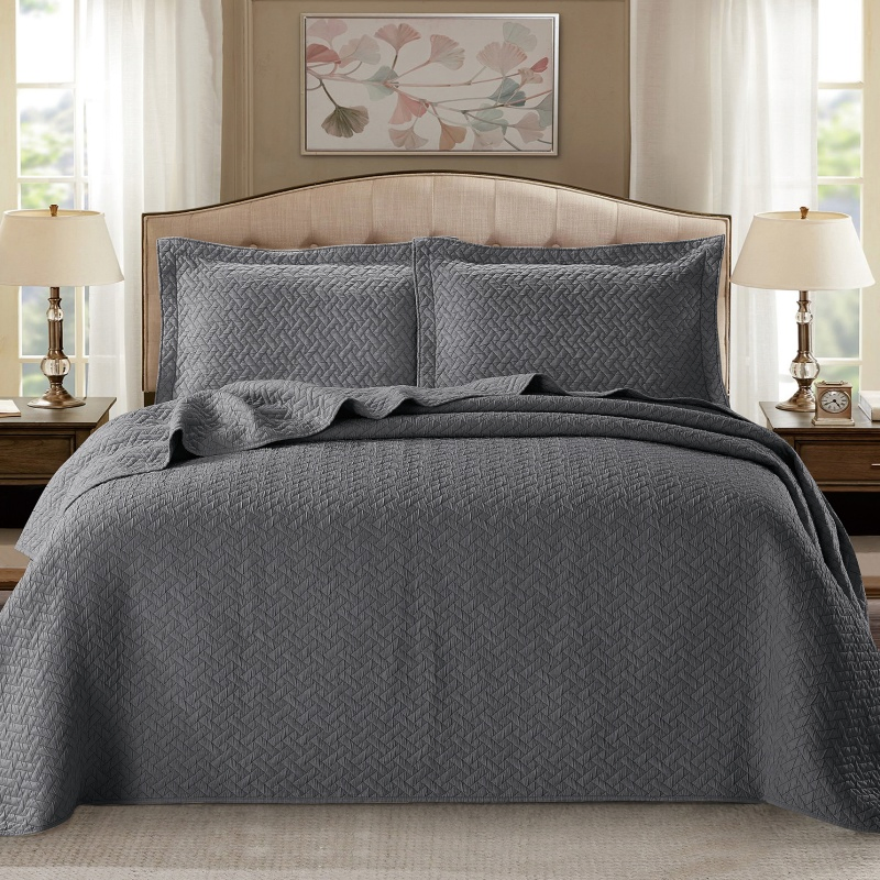 3PCS Velvet Quilt