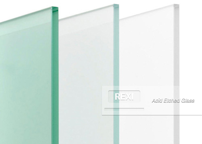 Premium CE Certified Satin Acid Etched Glass Panels for Modern Interiors