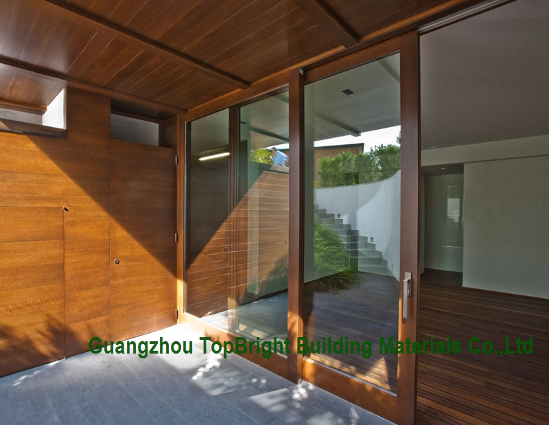 New Design Aluminum Profile Sliding Door with Fly Screen
