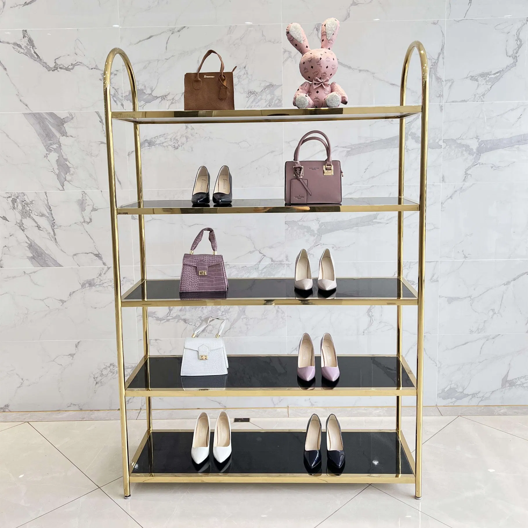Retail Shoes Display Stand Multi-Layer Shoes Racks Shelf for Shoe Store Furniture