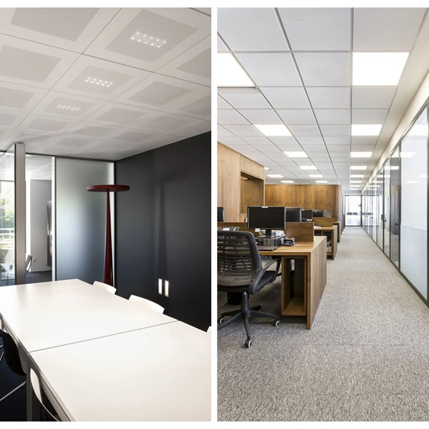 Elegant High Strength Acoustic Aluminum Metal Ceiling Panel Soundproof Acoustic Panel Sound Absorbing Ceiling Covering Ceiling Decoration