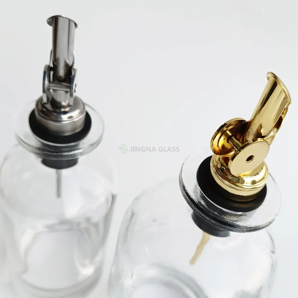 Factory Sale Wholesale Empty Kitchen 500ml Automatic Soy Sauceolive Oil Glass Bottle
