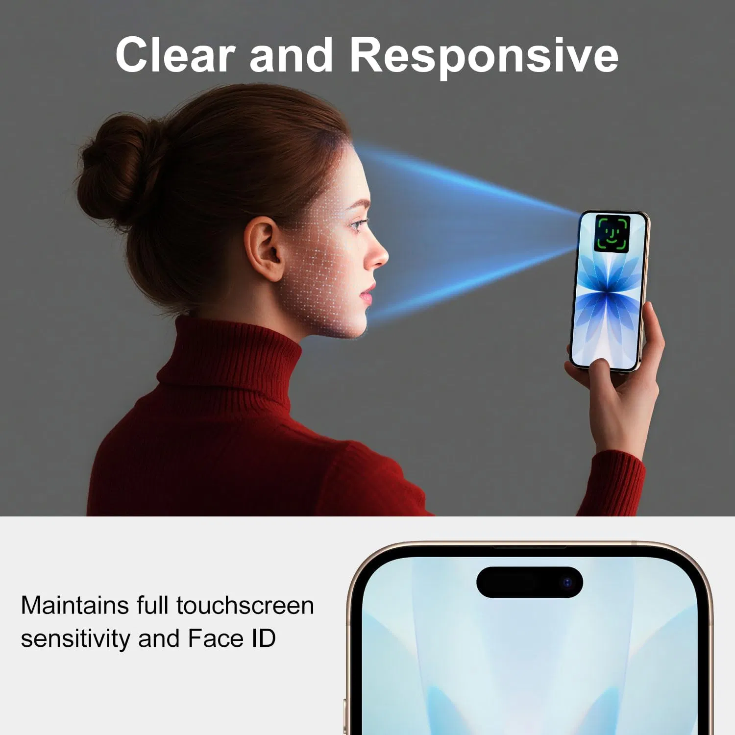 Защитное стекло 2.5D для iPhone 17/16/15