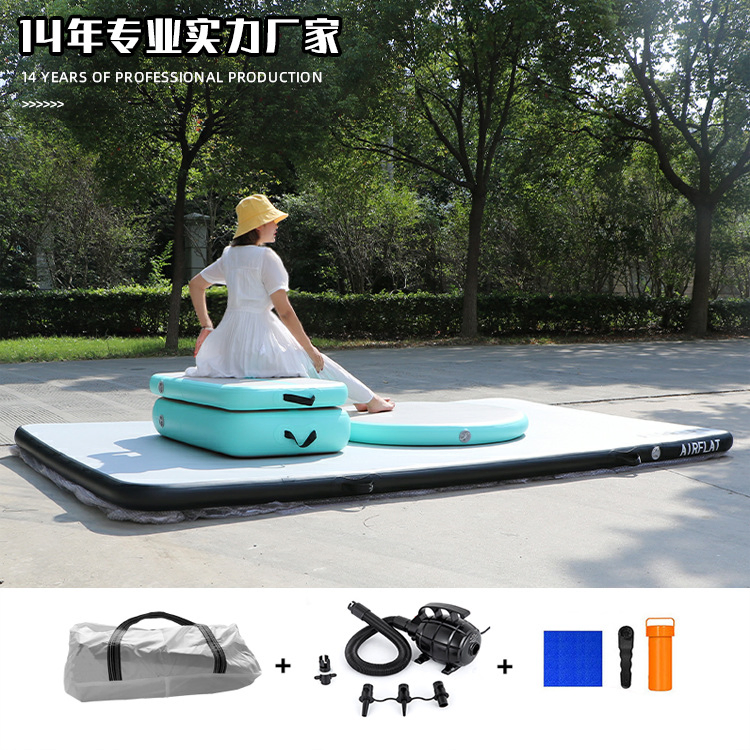2023 New Inflatable Tumbling Mat Yoga Gym Mat