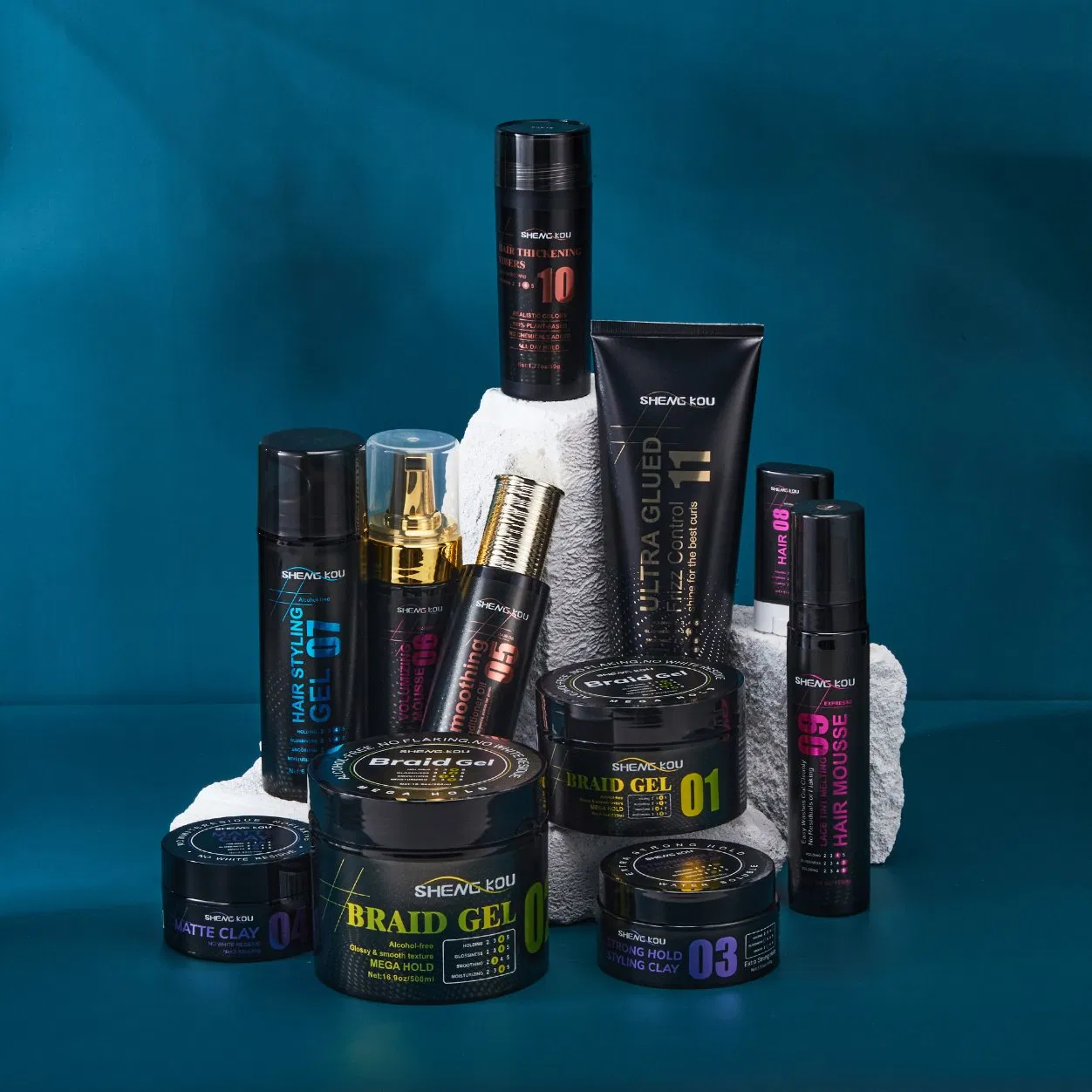 OEM Private Label Anti-Frizz Treatment Vitamin Anti-Itching Smoothing Conditioner Hair Growth Oil for Black Women