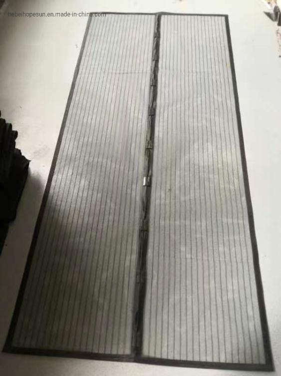 Black Color Polyester Magic Door Curtain Screen for Mosquito Proof in Summer