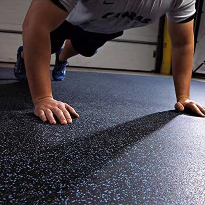 Hot Selling Noise Insulating Rubber Floor Roll Gym Rubber Flooring Mat