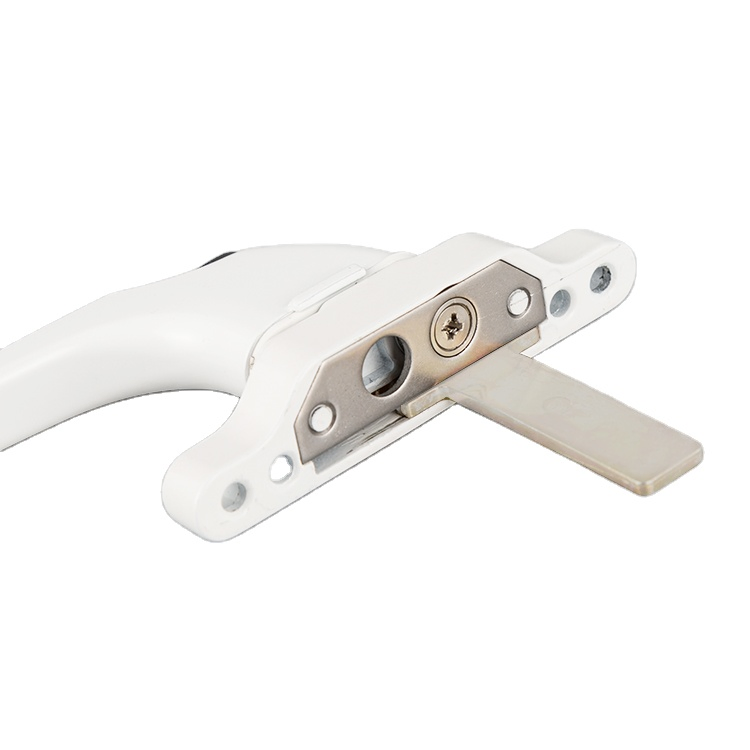 White Powder Coating Zinc Aluminium Alloy Casement Window Handle