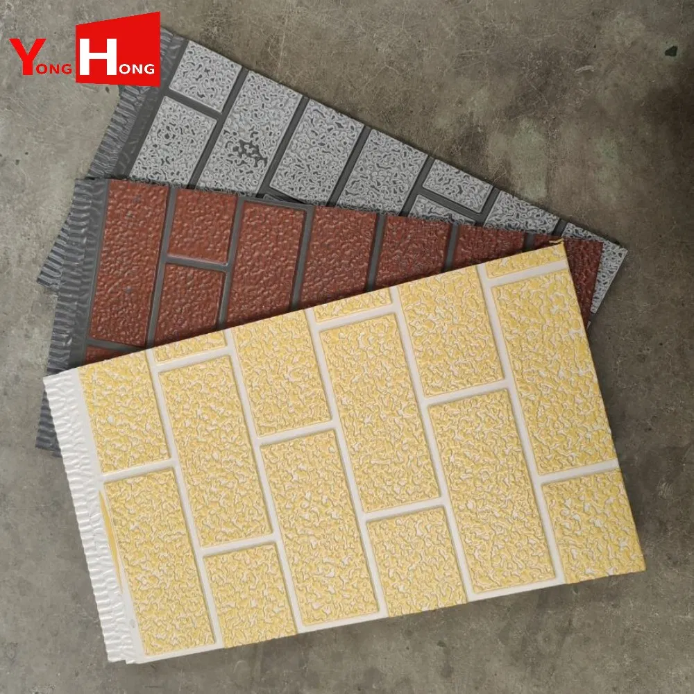 Corrugated Roof PU Panels Steel Rock Wool Sandwich Wall Panel with Insulation for Wall