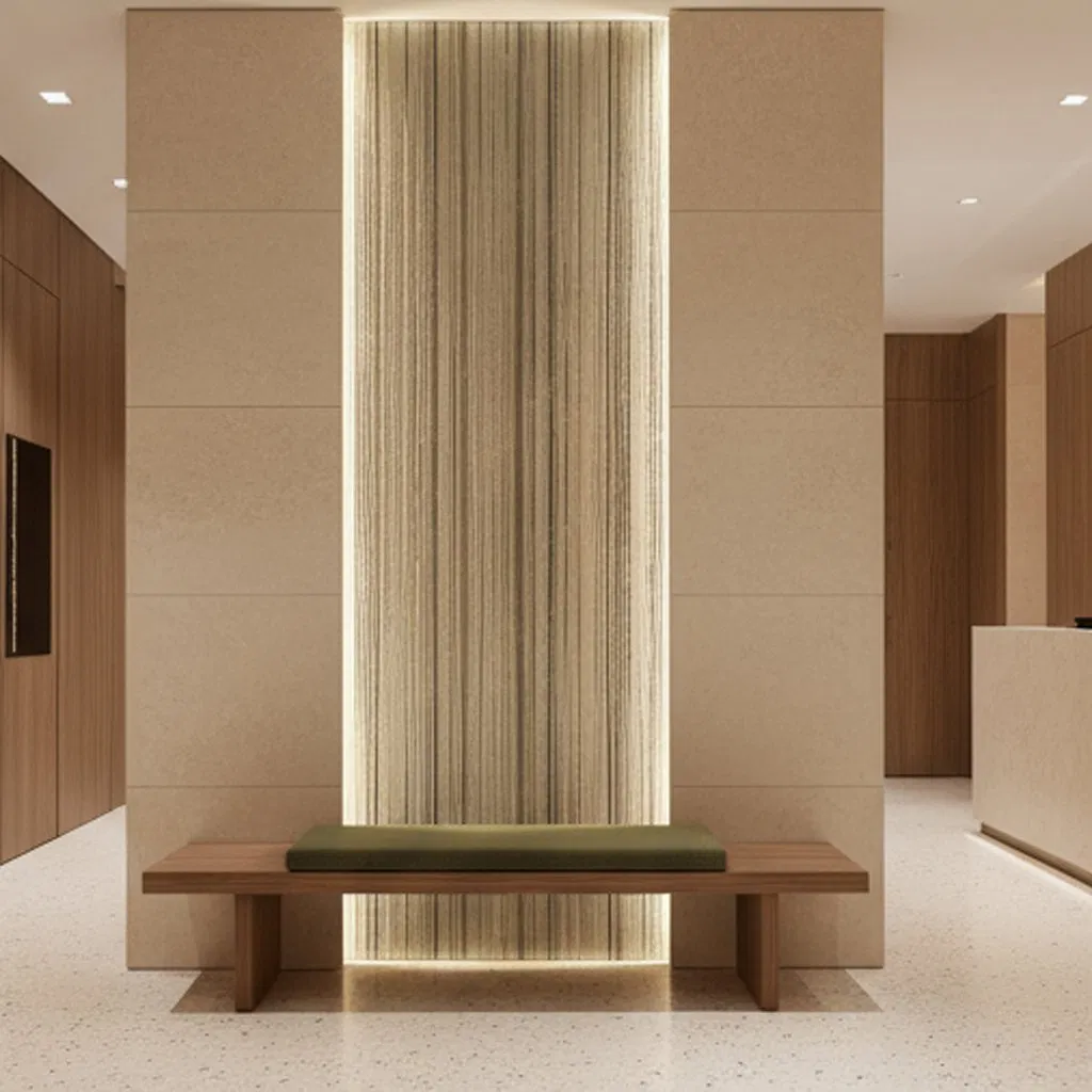 Minimalist Geometric Design Glass Custom Dining Room Installation Laminated Glass