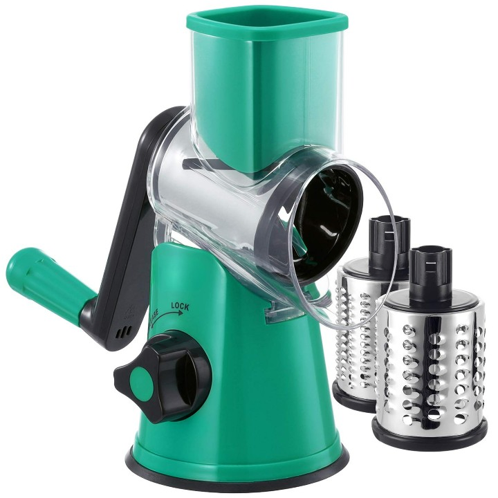 Ручная тёрка для сыра и овощей с 3 насадками