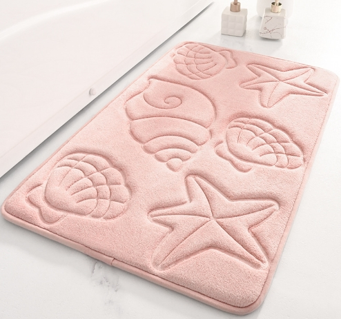 Soft, Non-Slip, Super Absorbent, Quick Drying Bathroom Mat Machine Washable