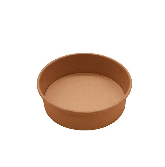 Customize Print Logo Take Away Takeout Paper Bowl Disposable Paper Soup Bowl for Snack Kraft Paper Bowl for Food