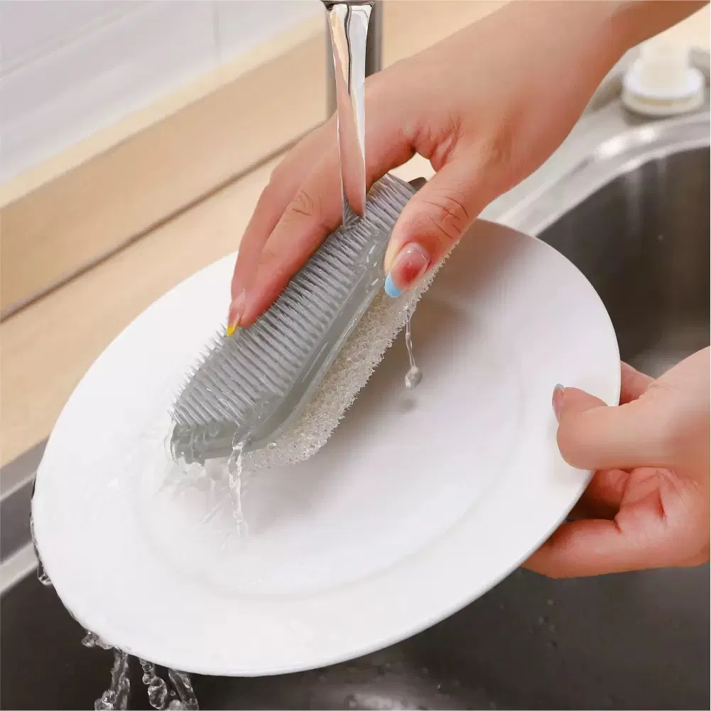 Hot Sale Fruit Vegetable Brush, Multifunctional Bendable Kitchen Cleaning Brush for Washing Fruits Vegetables Home Use