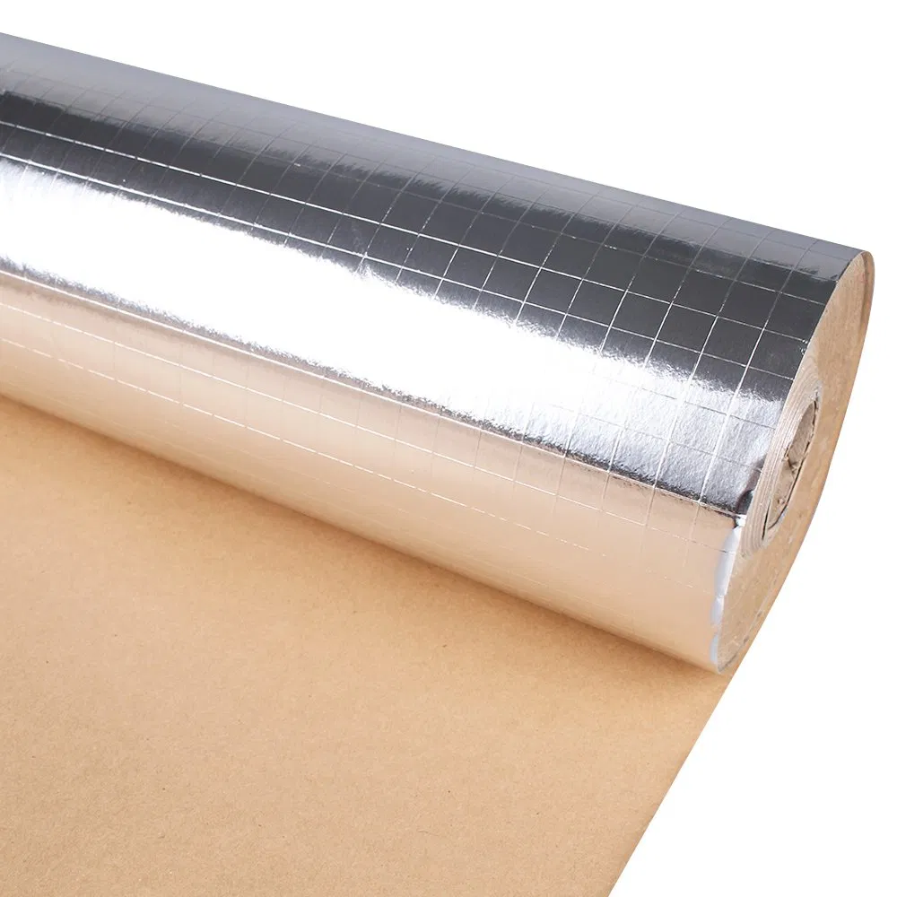 Aluminum Single-Sided Kraft Paper Aluminum Foil Coated Square Bar for Architectural Decoration