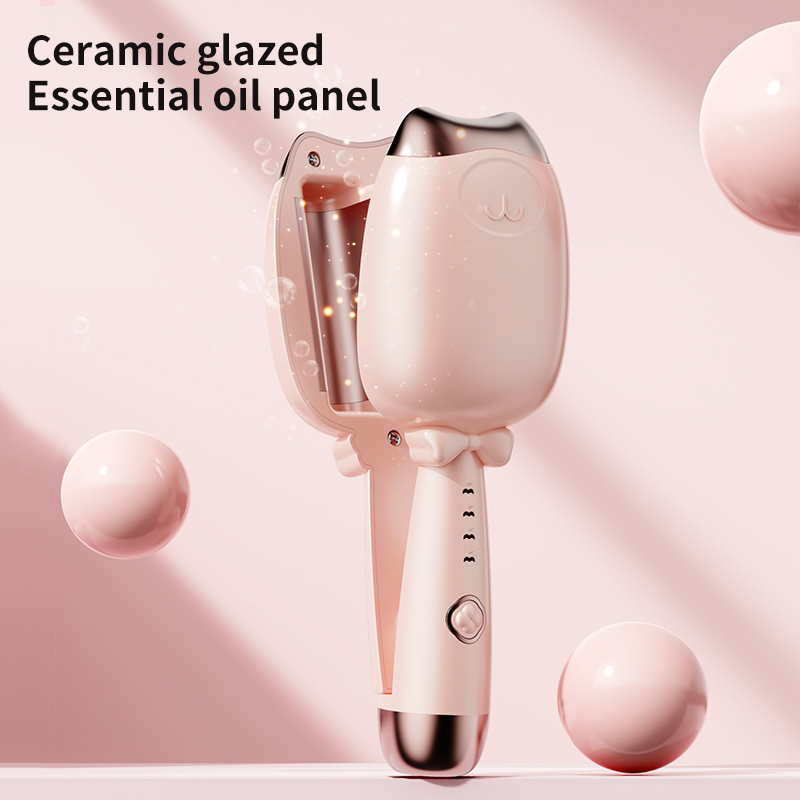 Negative Ion Curling Iron Cute Cat Claw Shape Hair Curler for Women Salon Gift for Girl