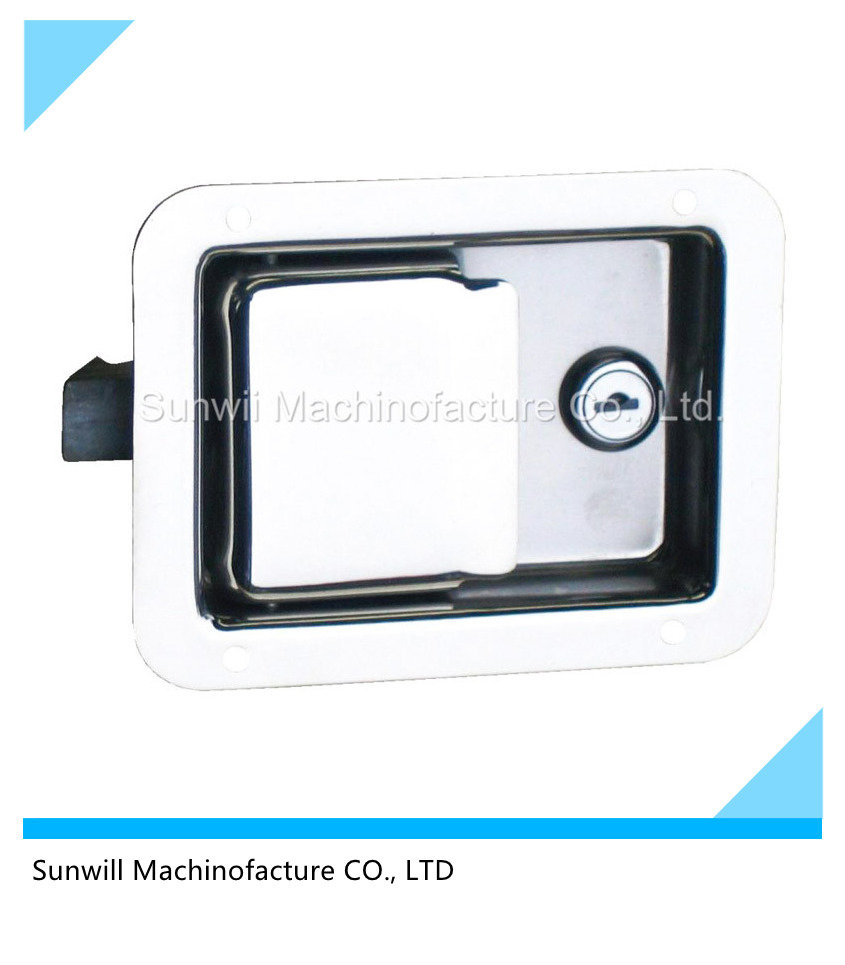 Black Stainless Steel Box Paddle Latch, Tool Box Lock